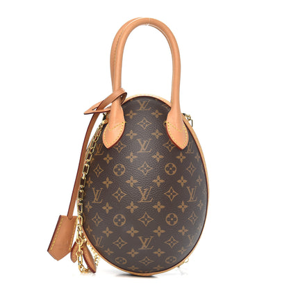 Louis Vuitton Monogram Egg Bag Black 1 of 9
