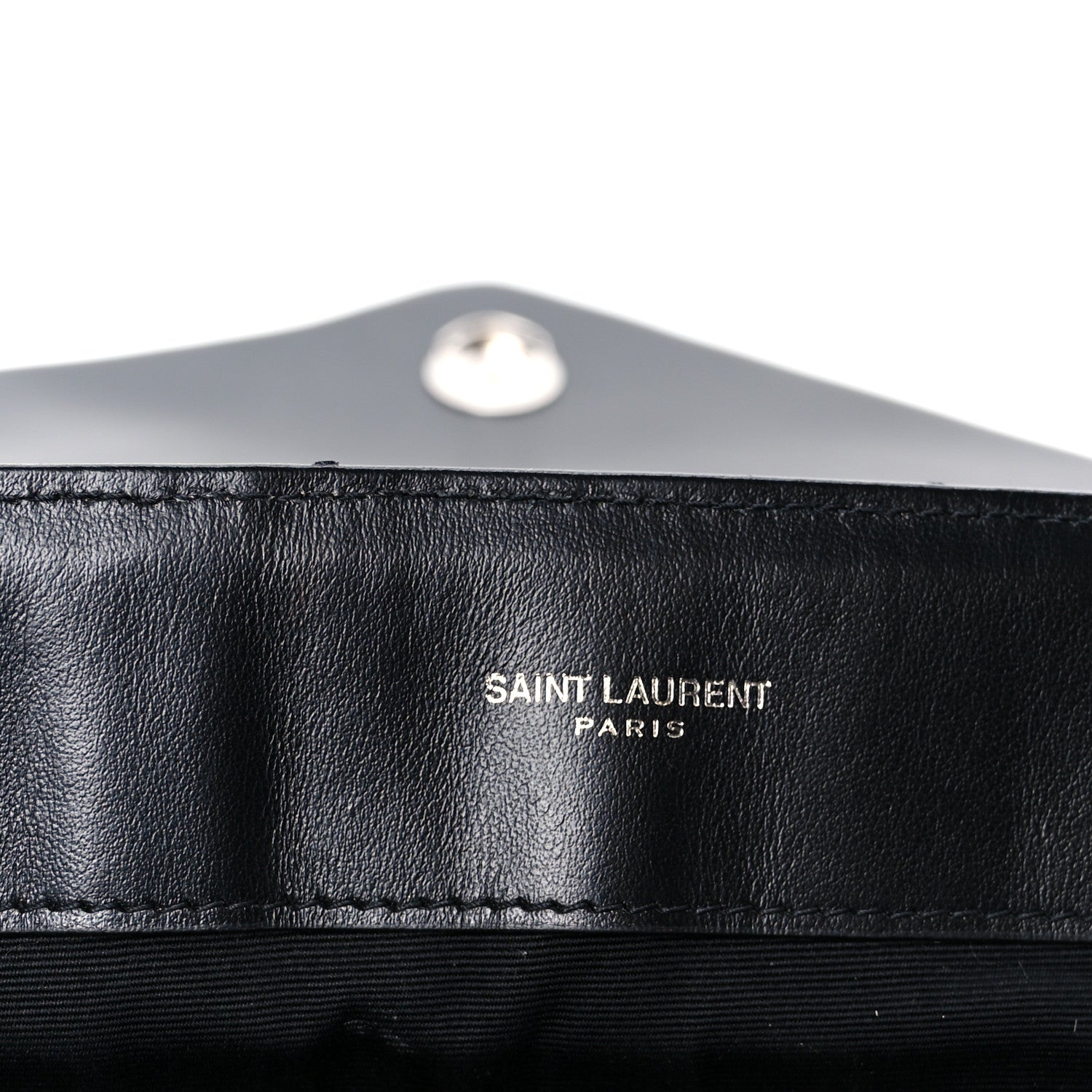 Saint Laurent Calfskin Y Quilted Monogram Large Loulou Chain Satchel Black 6 of 11