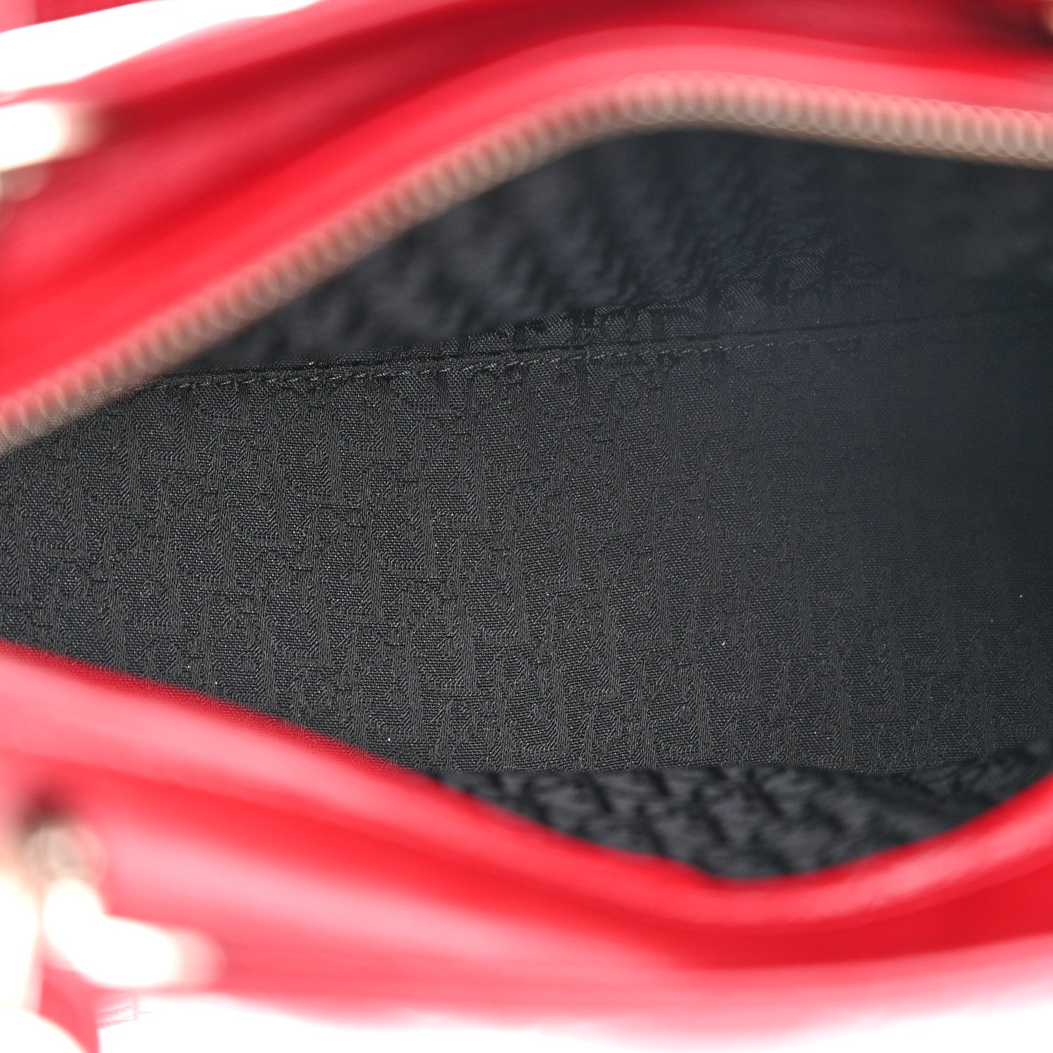 Christian Dior Lambskin Cannage Medium Lady Dior Red 5 of 12