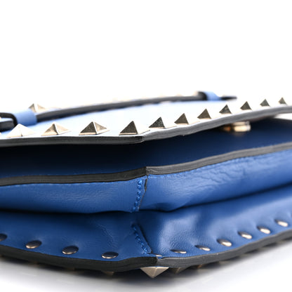 Valentino Garavani Nappa Small Rockstud Wristlet Clutch Light Sapphire 8 of 12