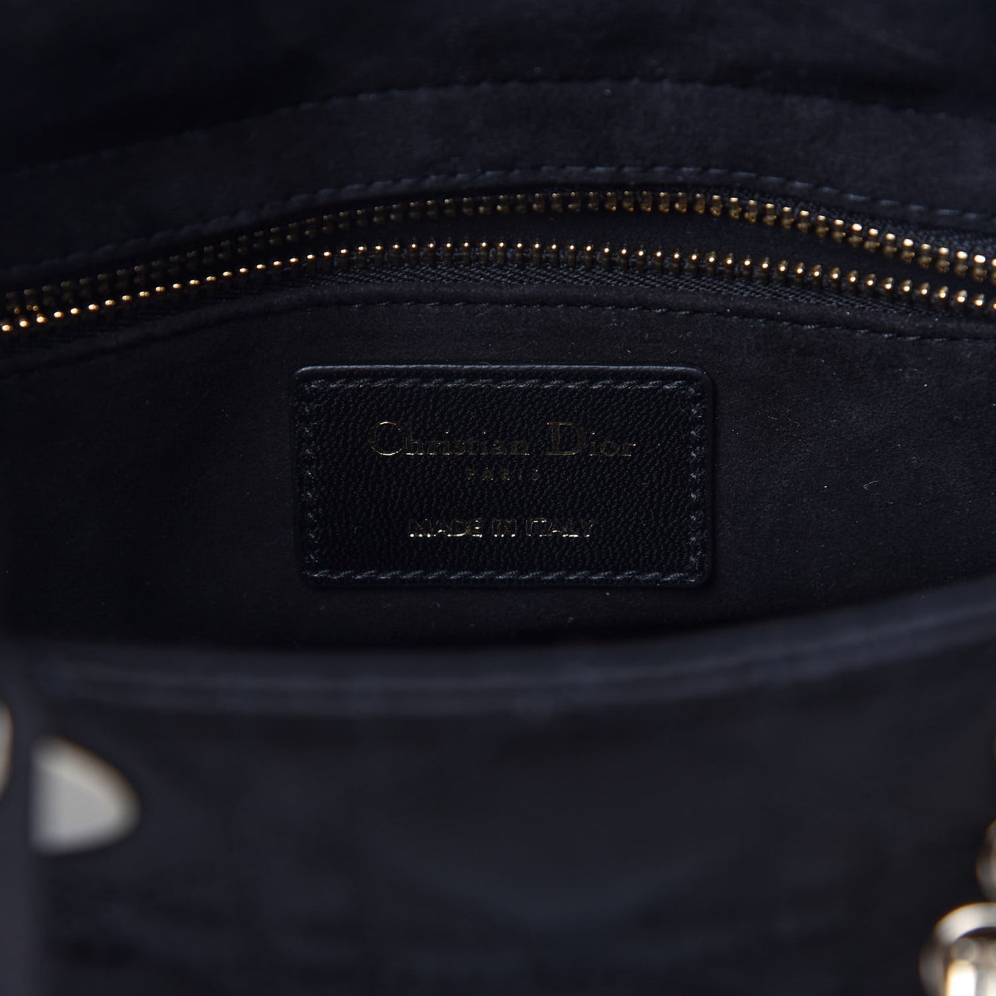 Satin Swarovski Crystal Cannage My ABC Lady Dior Black