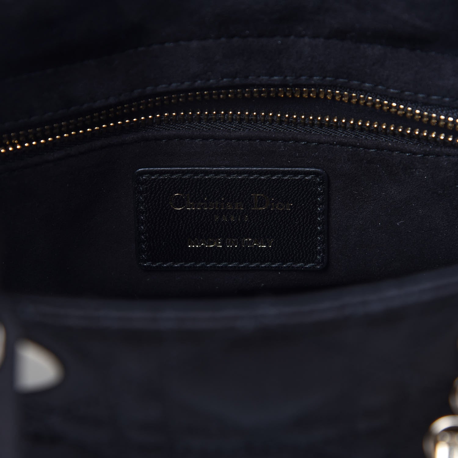 Christian Dior Satin Swarovski Crystal Cannage My ABC Lady Dior Black 8 of 11