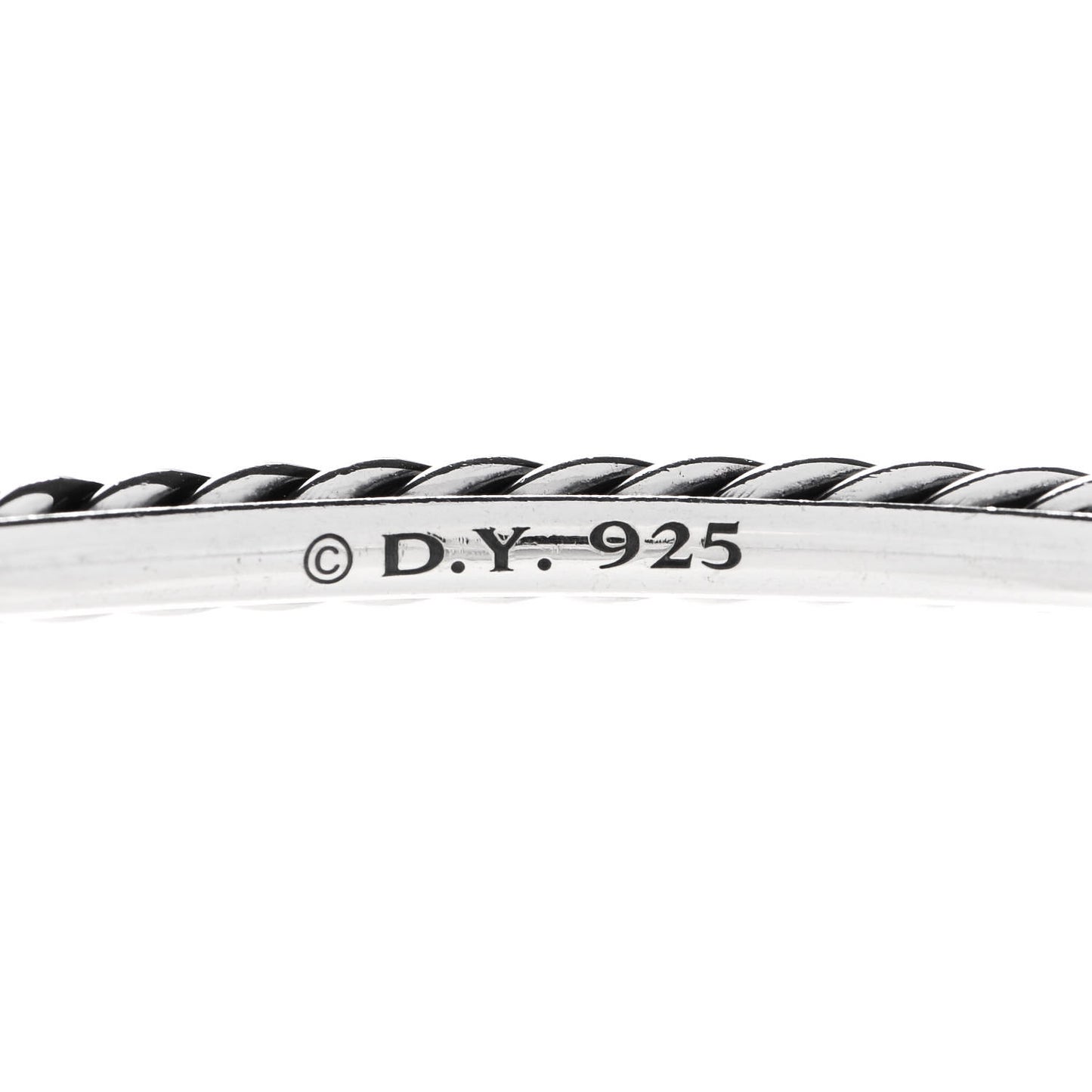 Sterling Silver 4mm Cable Classics Bangle Bracelet