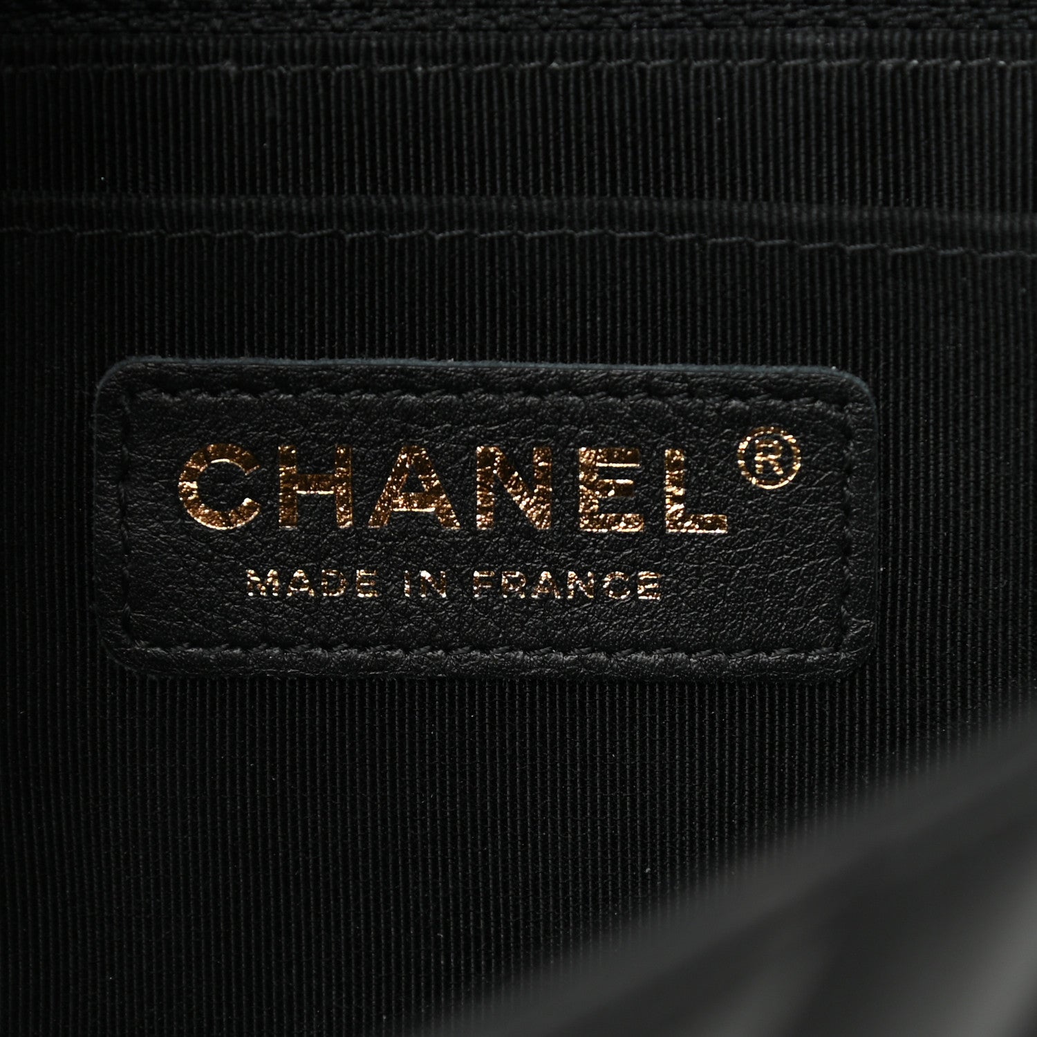 Chanel Calfskin Chevron Quilted Mini Statement Flap Black 2 of 13