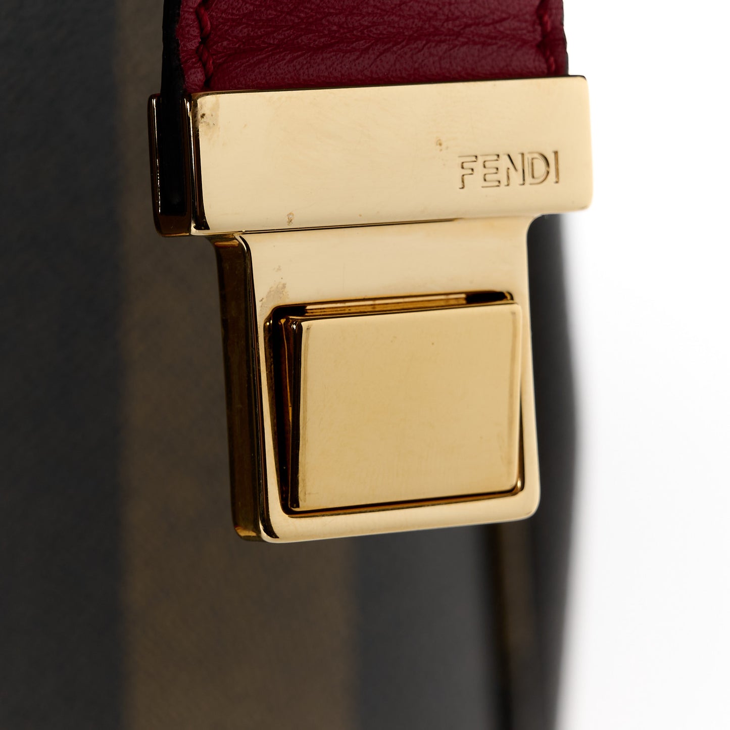 Pequin Spalmati Vitello Flamingo Shoulder Bag Tobacco Red
