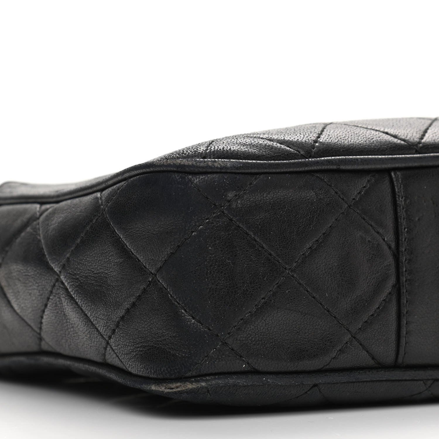 Chanel Lambskin Quilted CC Tassel Camera Case Black 10 of 15