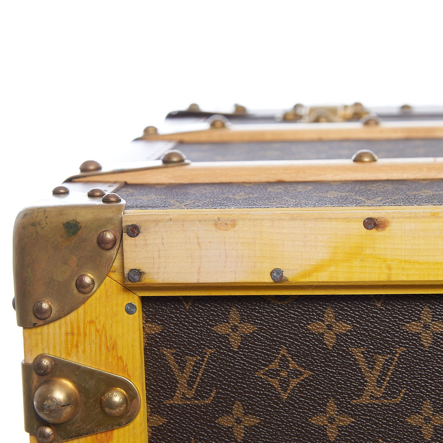 Louis Vuitton Monogram Malle Courrier Lozine Trunk 110 17 of 76