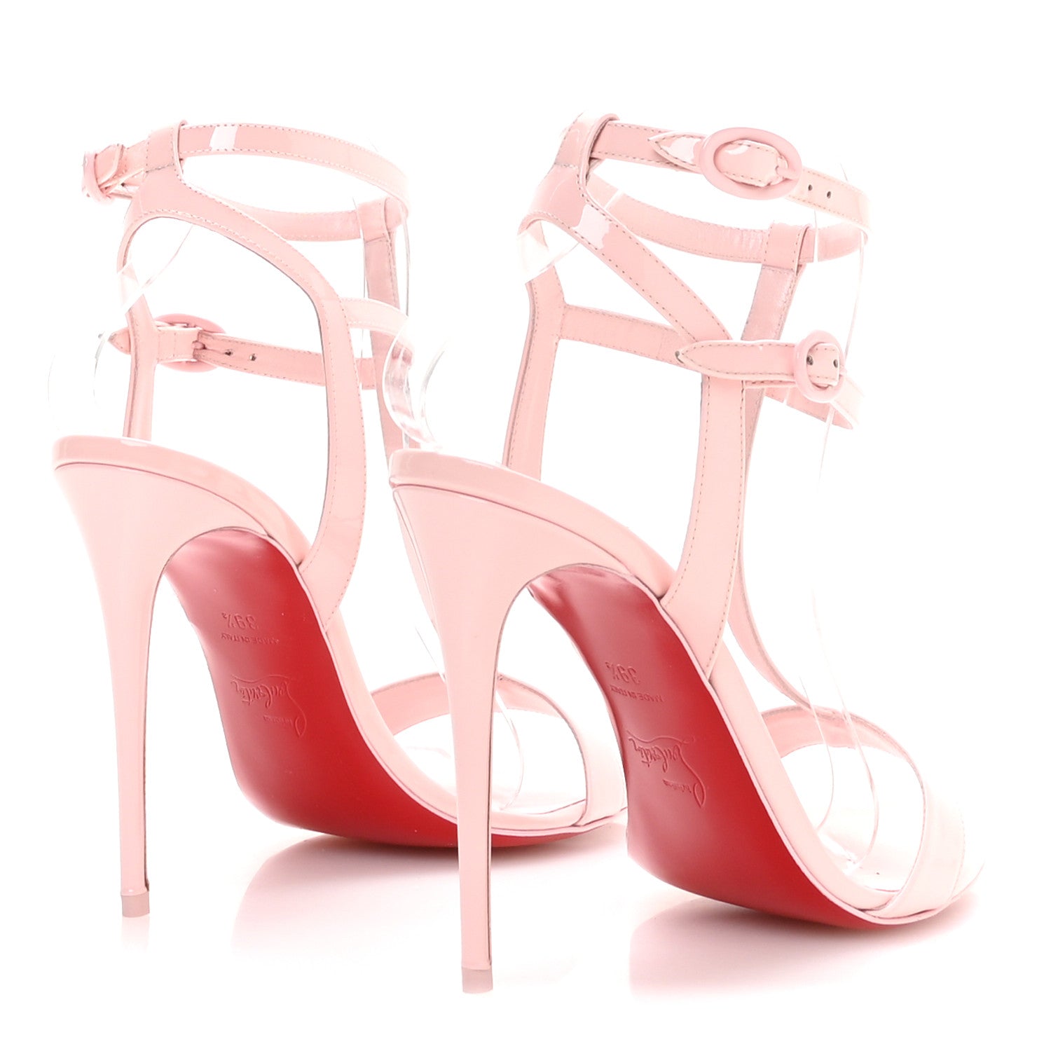 Christian Louboutin Patent Mara 100 Sandals 39.5 Poupee 5 of 8