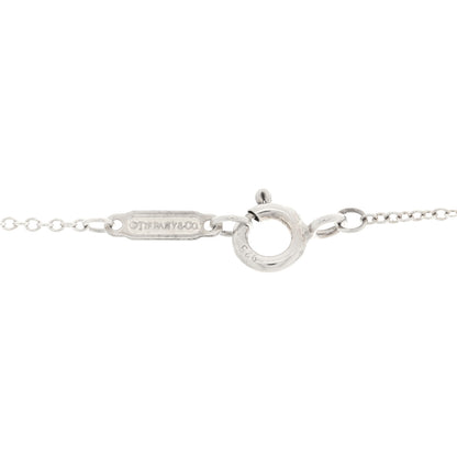 Tiffany Sterling Silver 22mm Elsa Peretti Open Heart Pendant Necklace 5 of 6