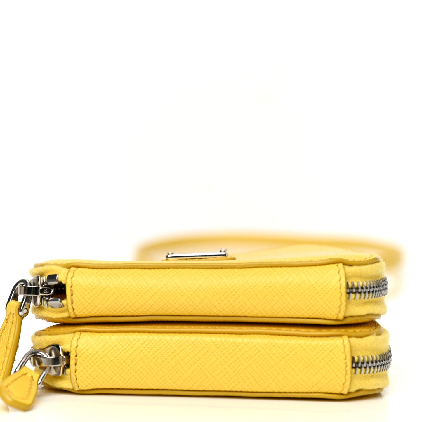 Saffiano Mini Triangle Crossbody Pouch Sole