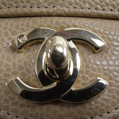 Chanel Caviar Quilted Medium Double Flap Beige 13 of 13