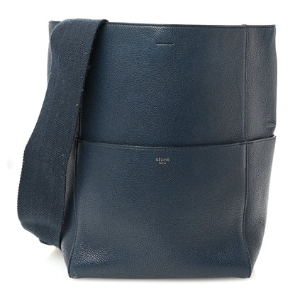 Celine Goatskin Sangle Bucket Bag Blue 1 of 11