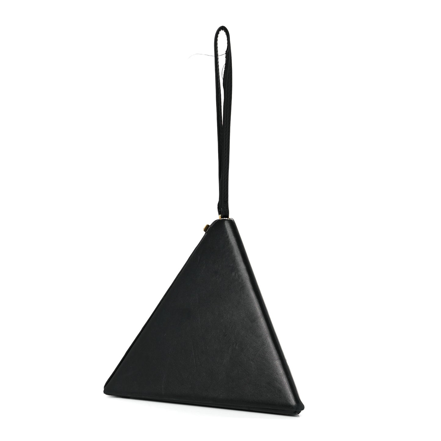Lambskin Pyramid Clutch Black
