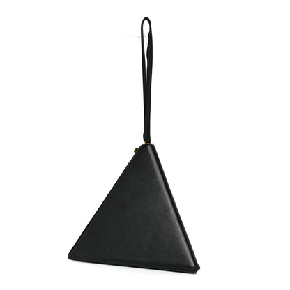 Saint Laurent Lambskin Pyramid Clutch Black 3 of 12