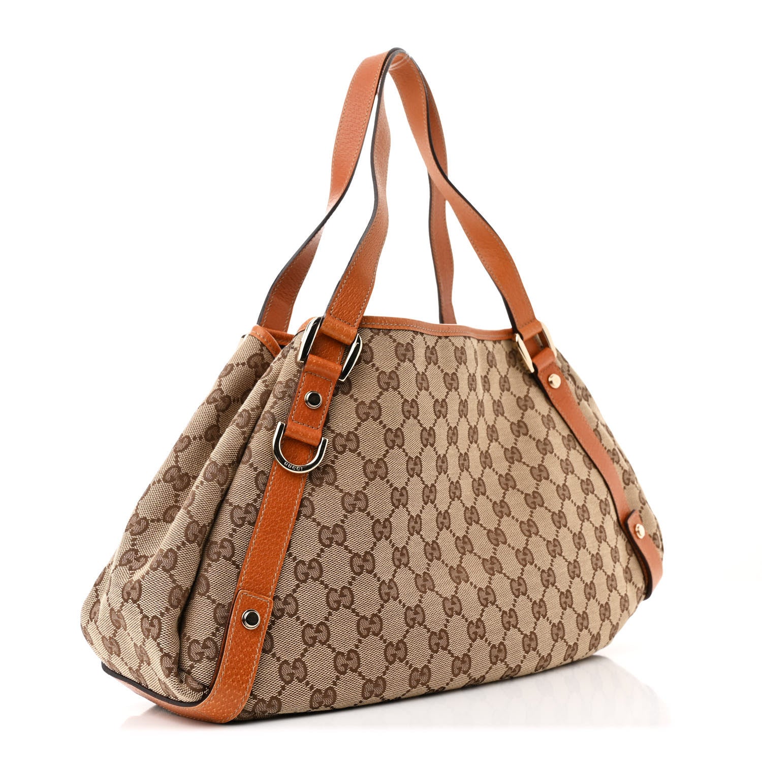 Gucci Monogram Medium Abbey Shoulder Bag Orange 3 of 10