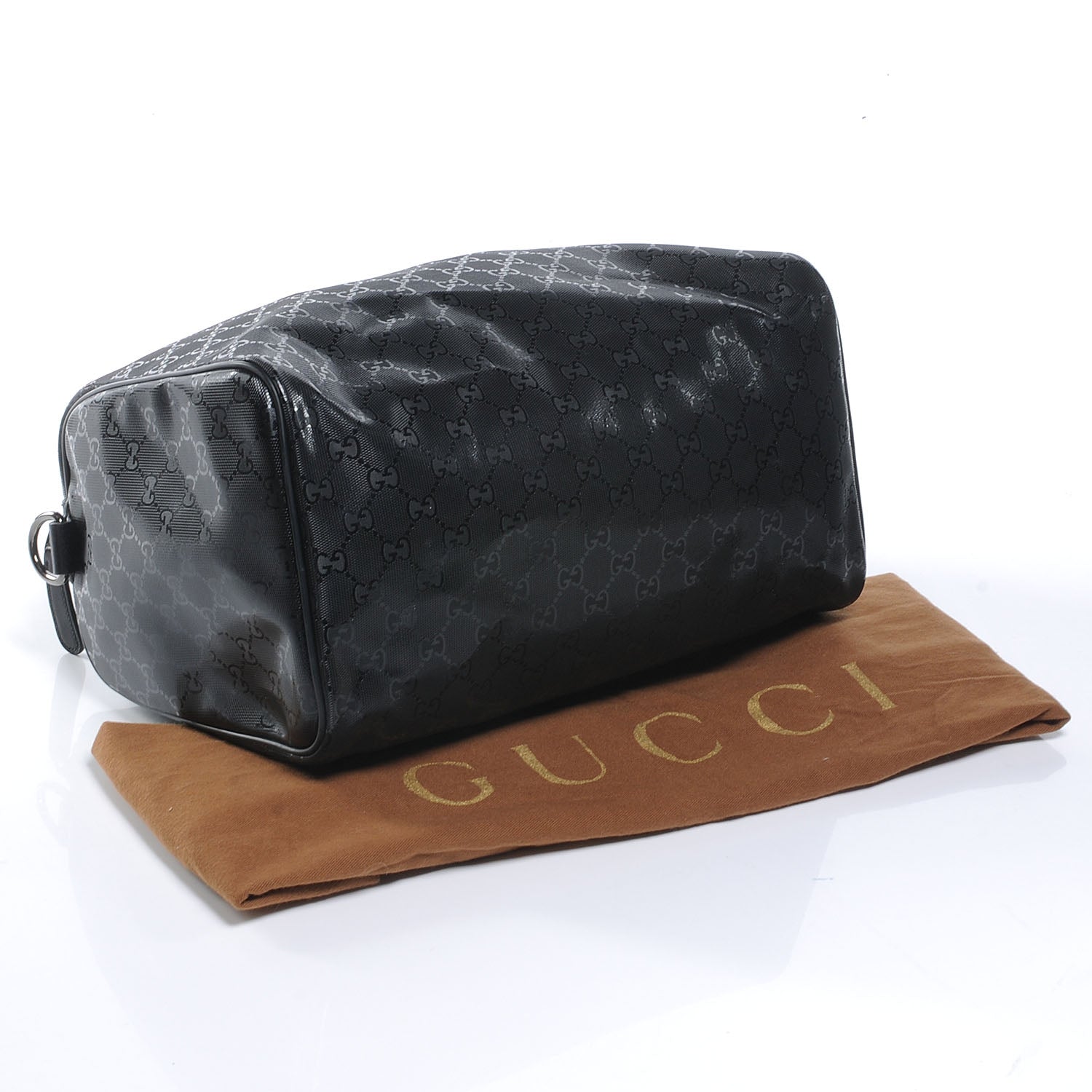 Gucci Imprime Monogram Medium Joy Stud Boston Black 4 of 8