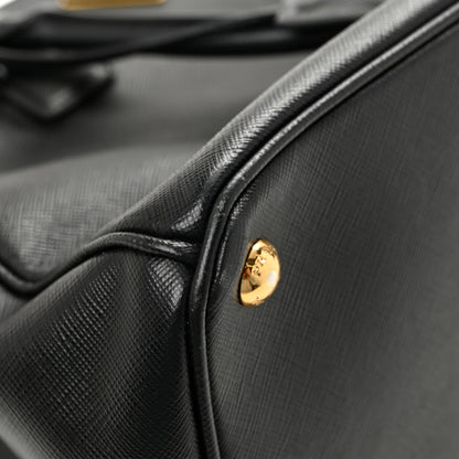 Prada Saffiano Medium Galleria Double Zip Tote Black 14 of 15