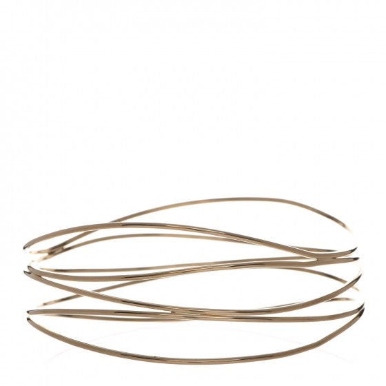 Tiffany 18K Yellow Gold Elsa Peretti Wave Five-Row Bracelet 1 of 4