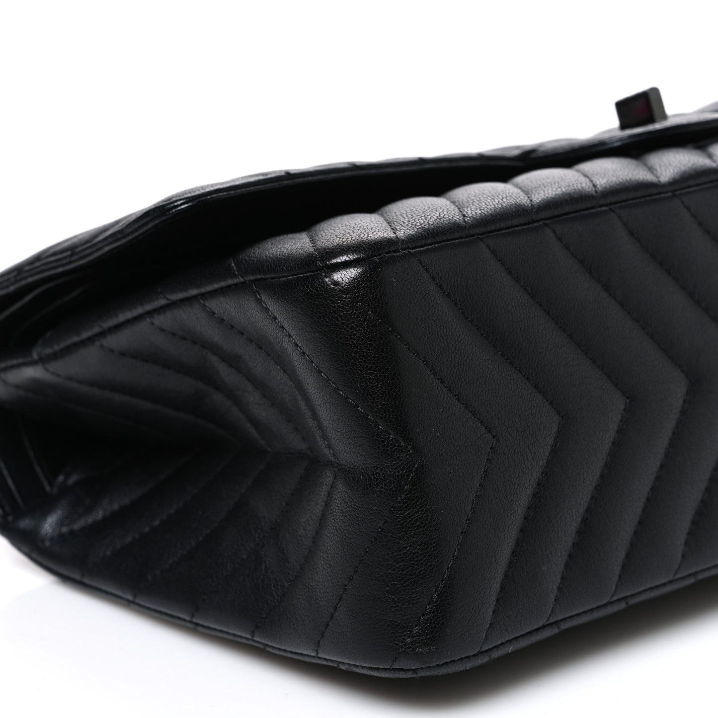 Sheepskin Chevron Quilted 2.55 Reissue 226 Flap So Black