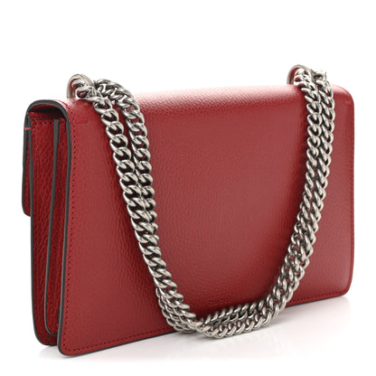 Gucci Dollar Calfskin Swarovski Crystal Small Dionysus Shoulder Bag Hibiscus Red 3 of 10
