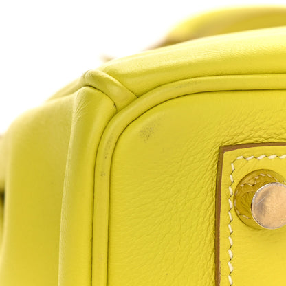 Hermes Swift Birkin 25 Lime 36 of 40