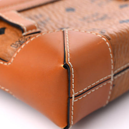 MCM Visetos Soft Berlin Convertible Belt Bag Cognac 11 of 15