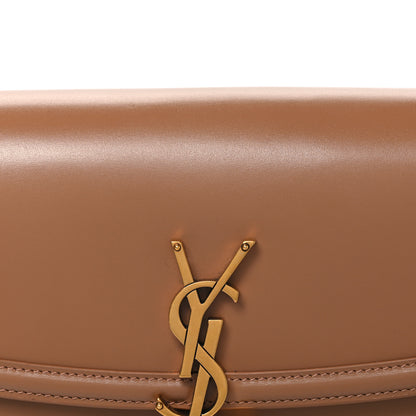 Saint Laurent Soft Ultracalfskin Monogram Small Solferino Shoulder Bag New Hazelnut 8 of 10