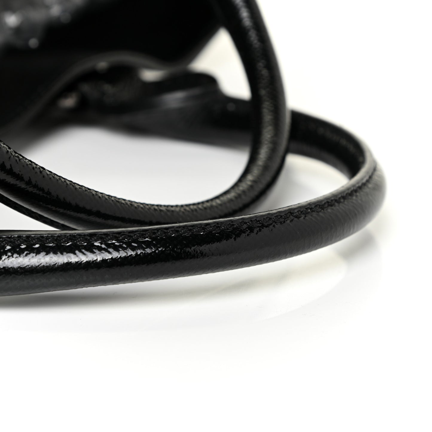 Patent Large Somerford Tote Black