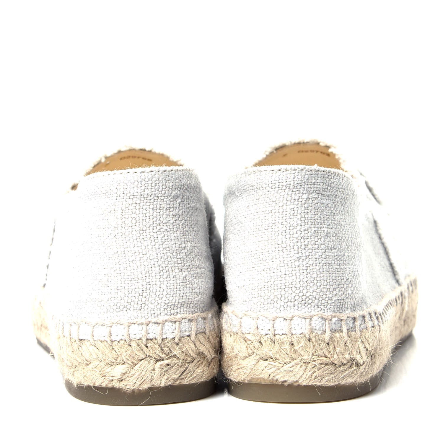 Chanel Linen CC Espadrilles 39 White Black 6 of 9
