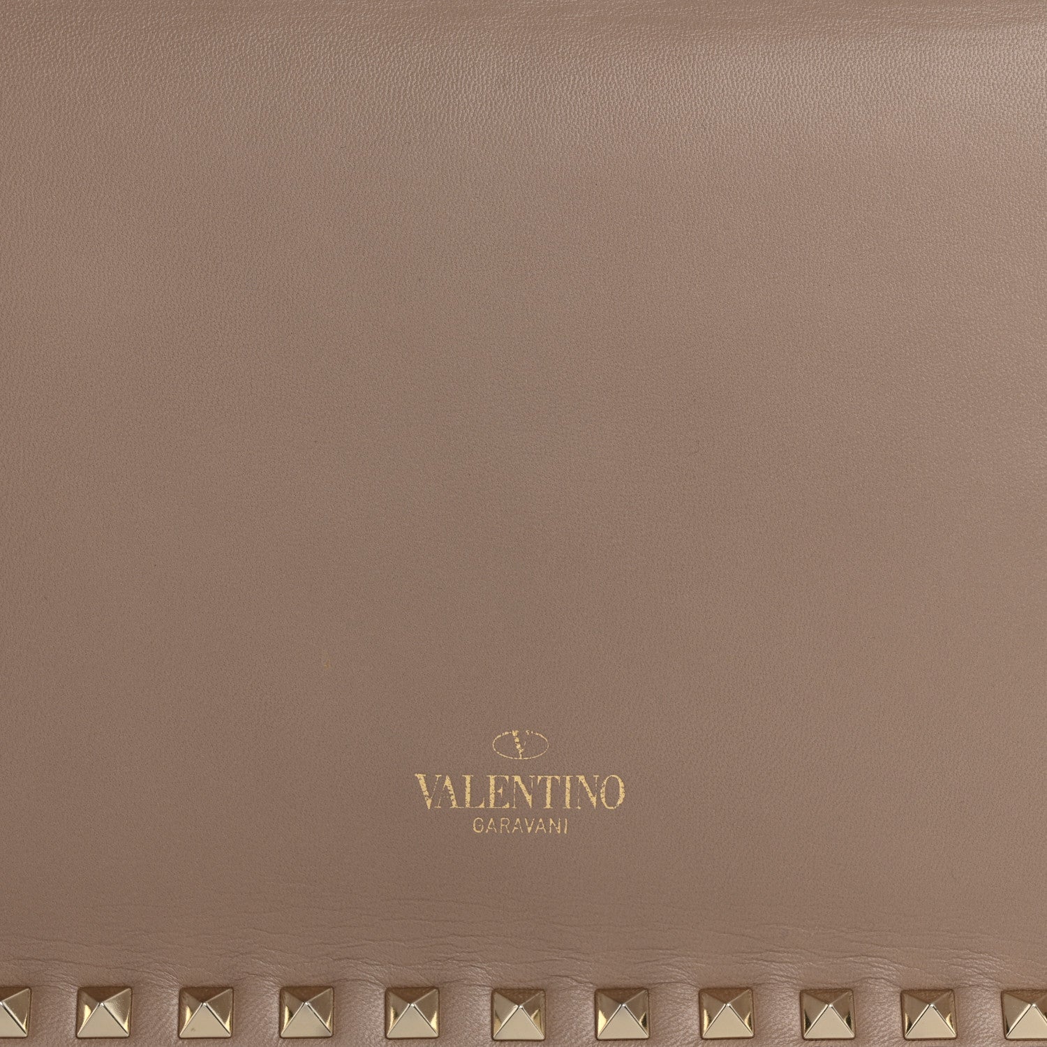 Valentino Garavani Nappa Rockstud Wristlet Clutch Poudre 7 of 7