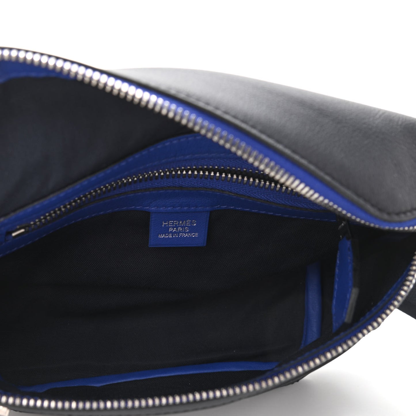 Taurillon Cristobal Cityslide Belt Bag Bleu Indigo Bleu Electrique