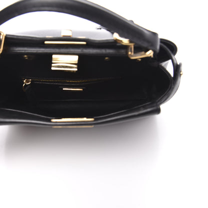 Fendi Nappa Mini Peekaboo Iconic Satchel Black 5 of 14