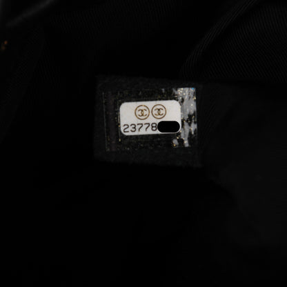 Chanel Calfskin Chevron Quilted Small Urban Spirit Backpack Black 8 of 8