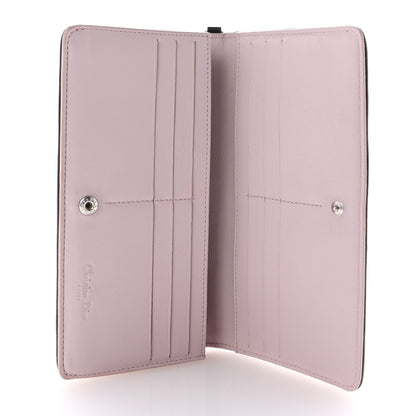 Christian Dior Lambskin Cannage Lady Dior Wallet Organizer Black Pink 5 of 7