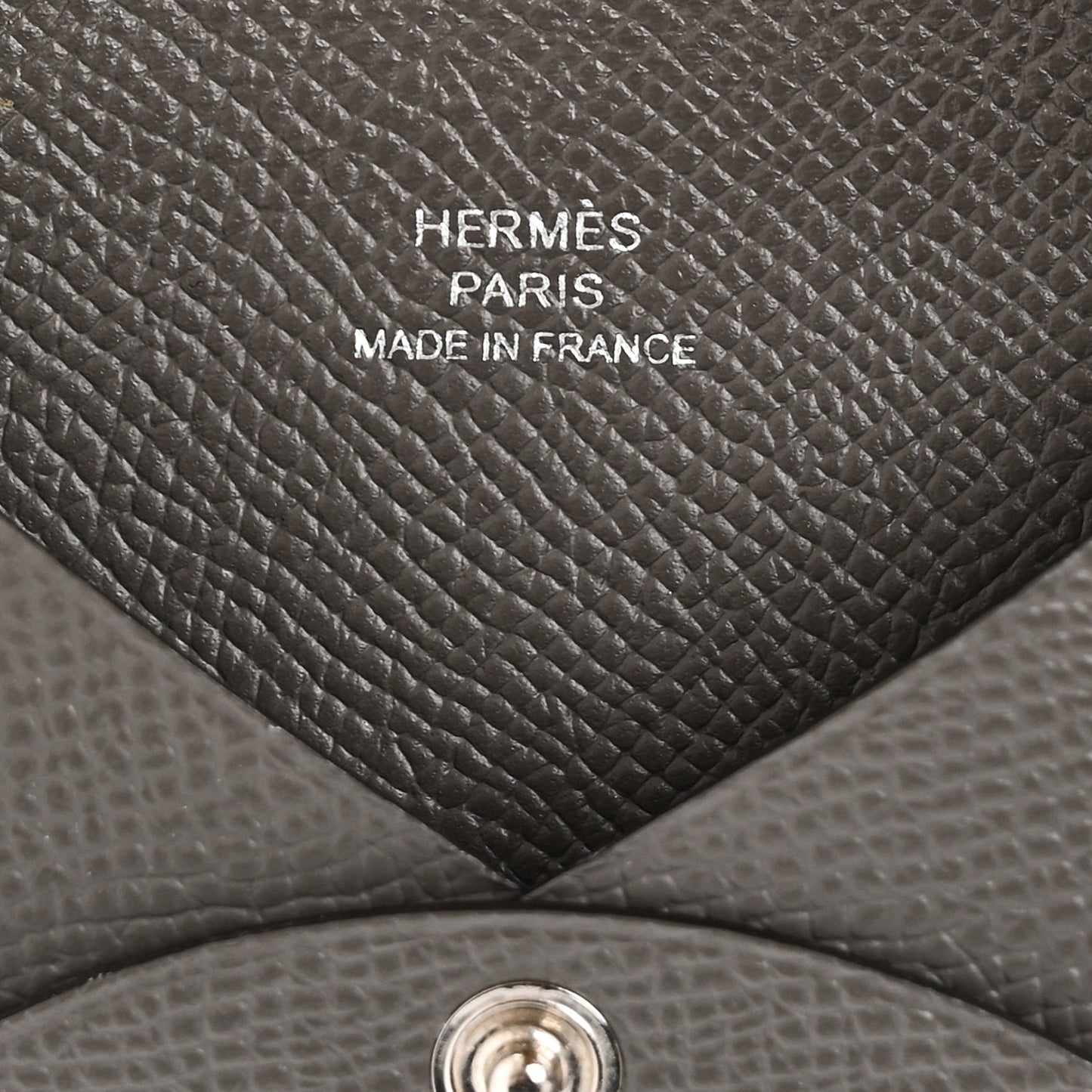 Epsom Calvi Card Case Gris Meyer