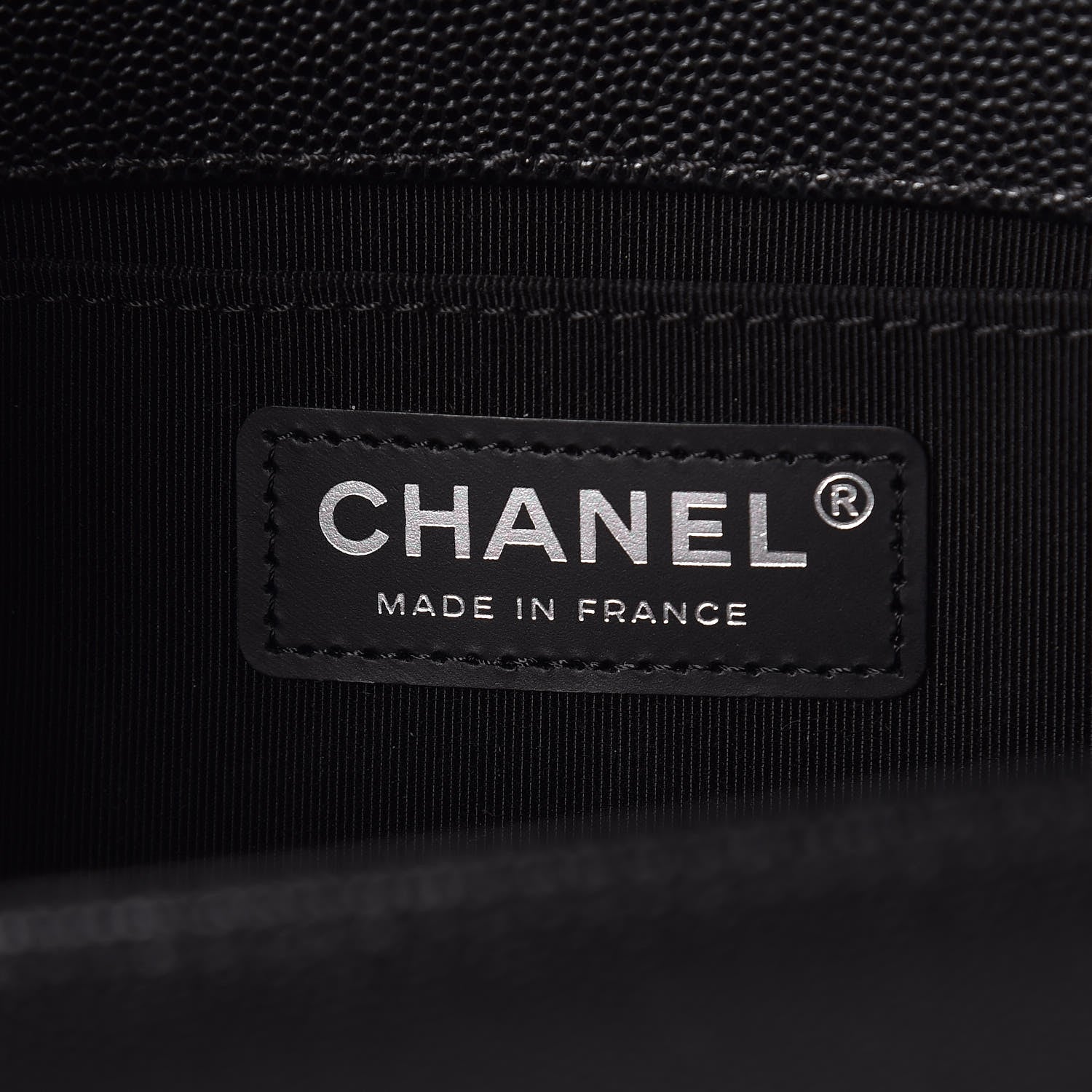 Chanel Caviar Quilted Medium Boy Flap Black 9 of 11
