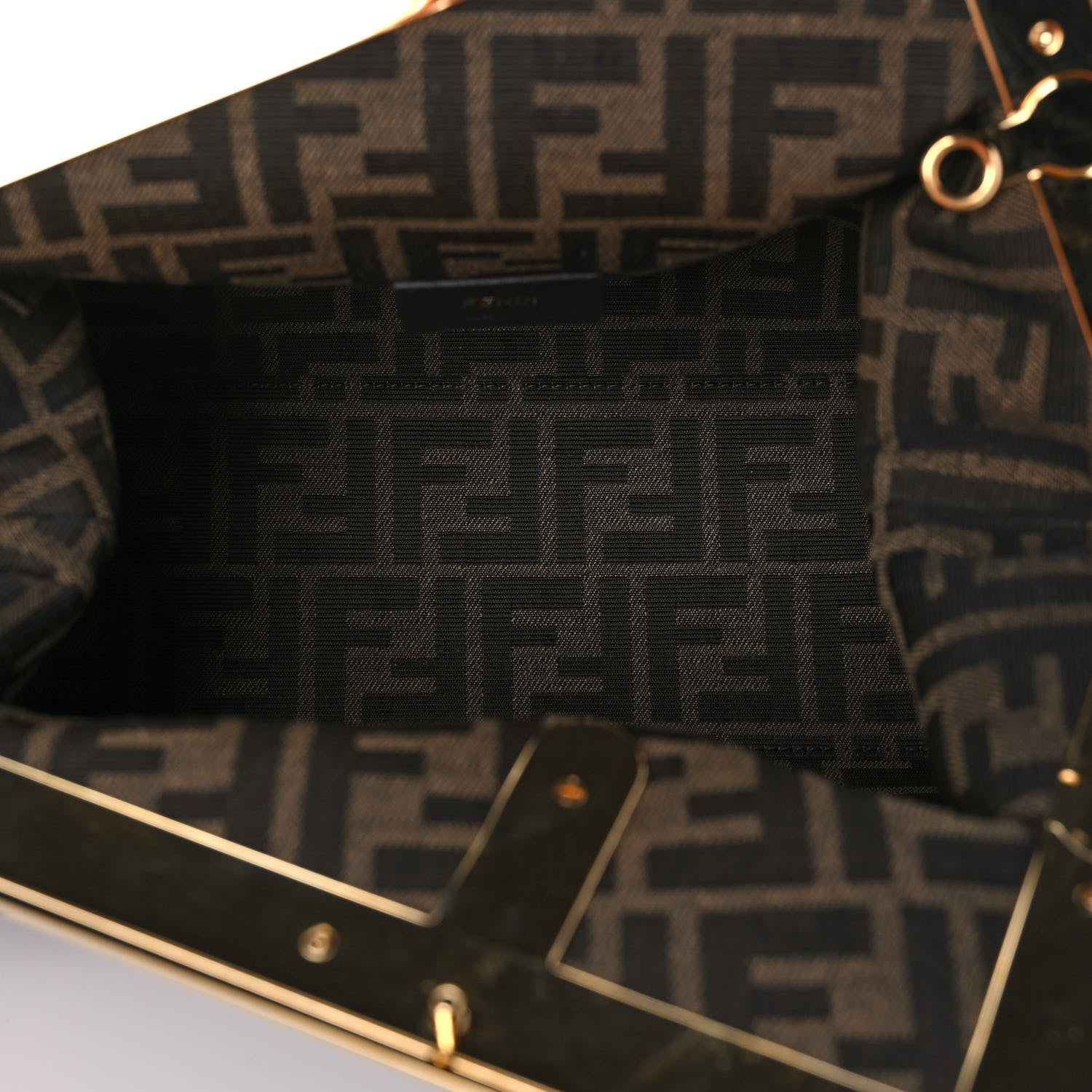 Fendi Shiny Nappa Medium Fendi First Black 4 of 10