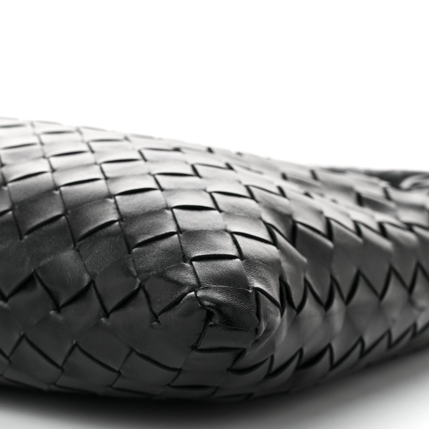 Calfskin Intrecciato Small Hop Black
