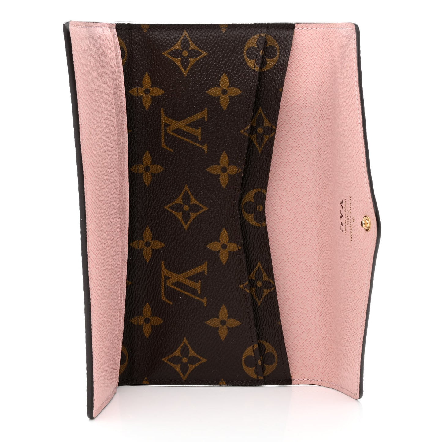 Monogram Josephine Wallet Rose Ballerine