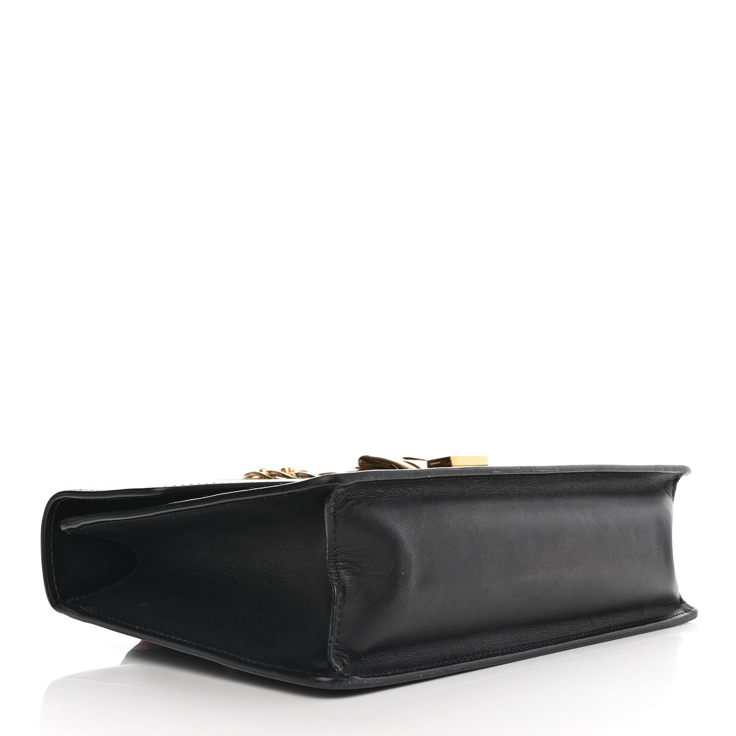 Gucci Calfskin Small Sylvie Shoulder Bag Black 4 of 14