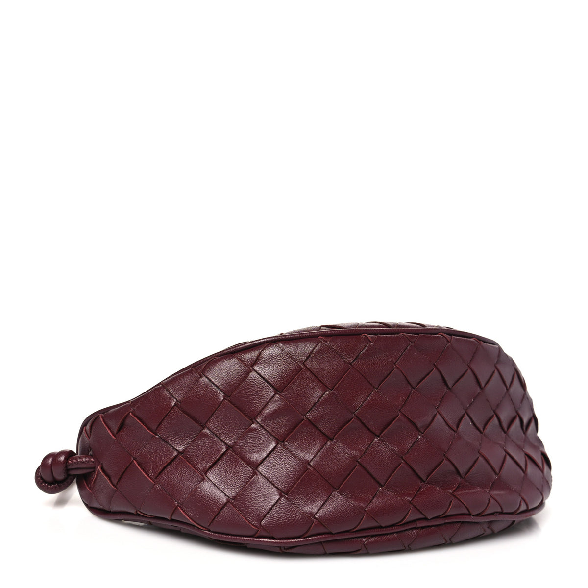 Bottega Veneta Nappa Intrecciato Half Moon Pouch On Strap Barolo 4 of 10