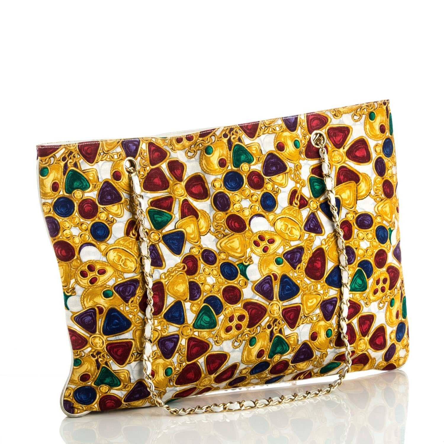 Chanel Canvas Large Jewel Tote Multicolor 3 of 11