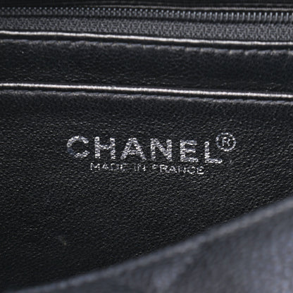 Chanel Caviar Quilted Jumbo Kelly Flap Black 6 of 10