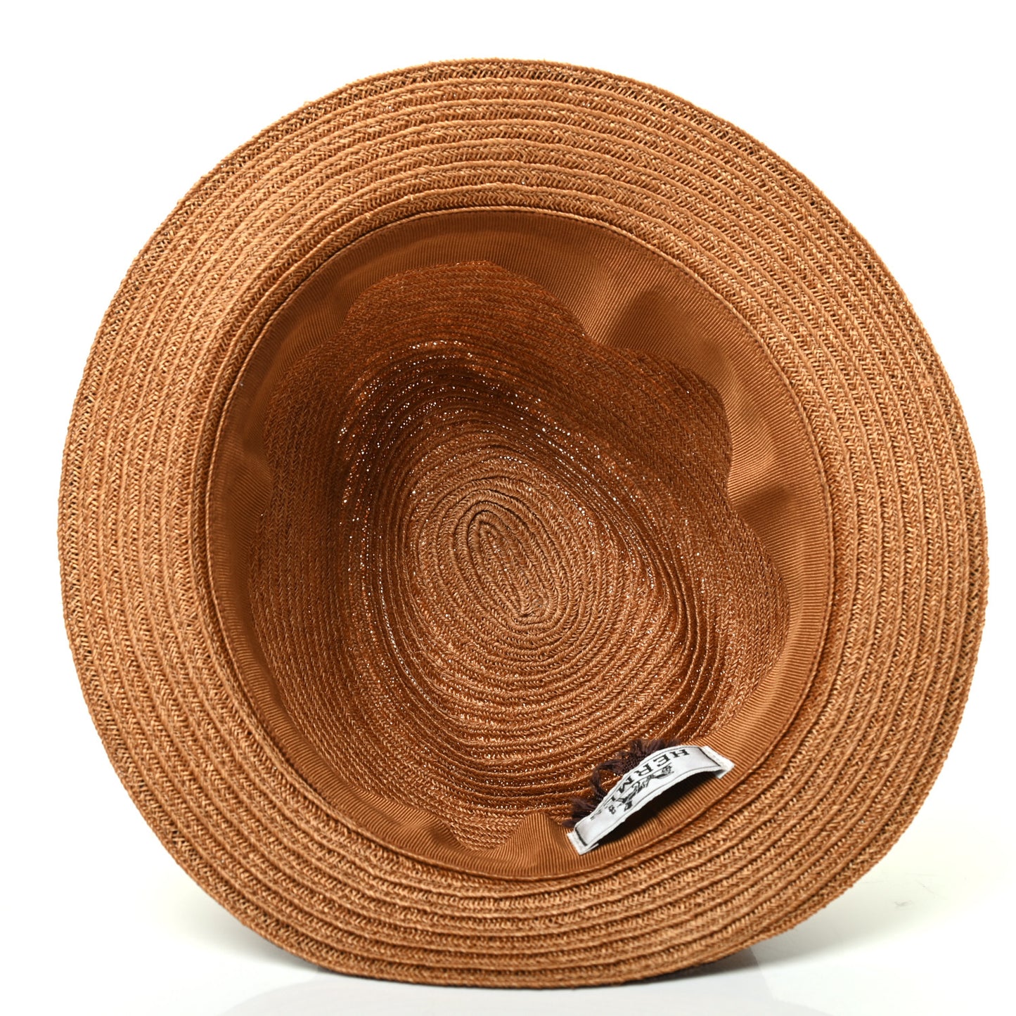 Braided Hemp Claudio Hat 59 Caramel