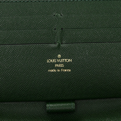 Louis Vuitton Monogram Groom Zippy Organizer Wallet Green 6 of 9