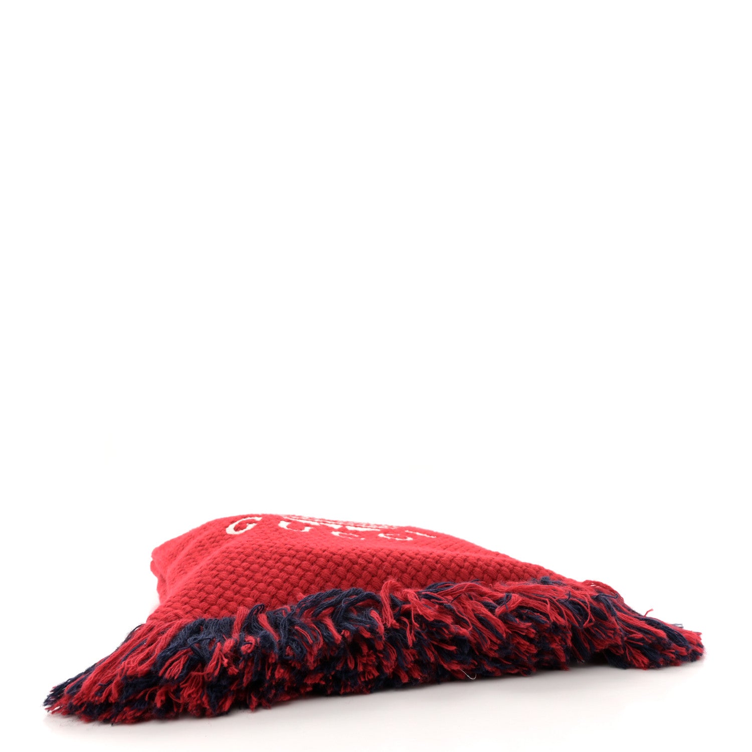 Gucci x Adidas Crochet Fringe Messenger Bag Hibiscus Red 4 of 10