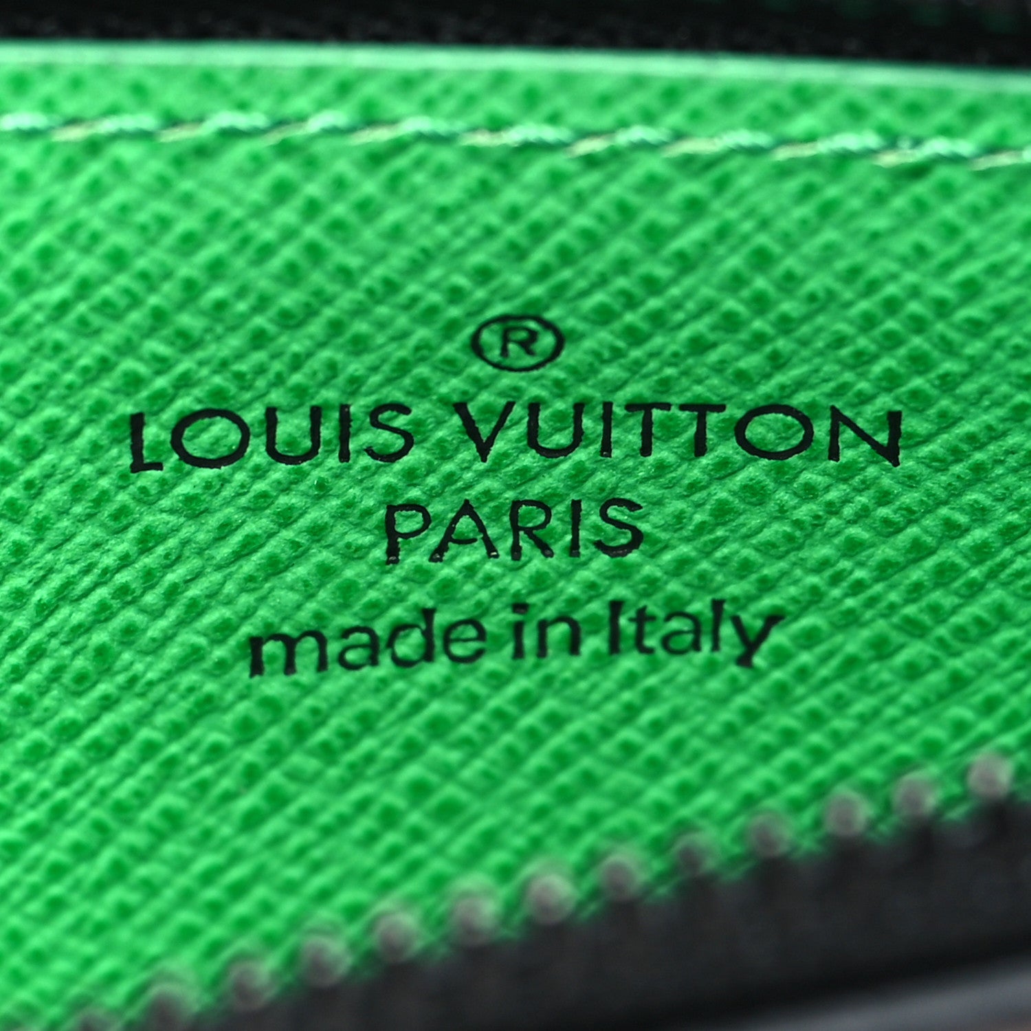 Louis Vuitton Monogram Taiga Coin Card Holder Green 6 of 9
