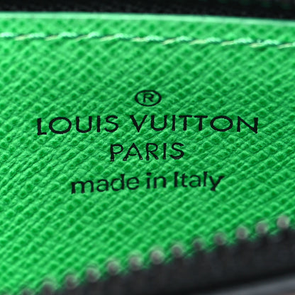 Louis Vuitton Monogram Taiga Coin Card Holder Green 6 of 9