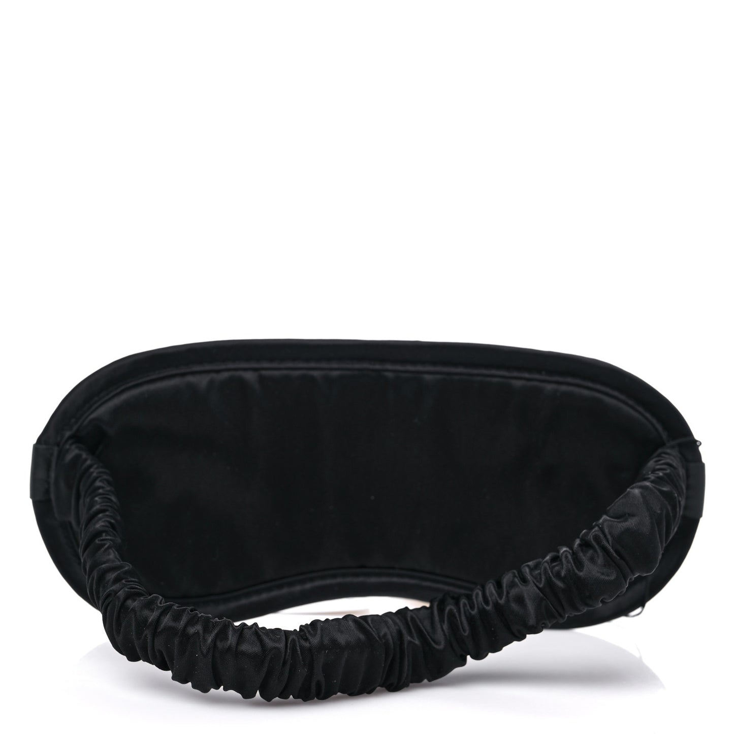 Nylon Grosgrain Lifestyle Pouch With Sleep Mask Black