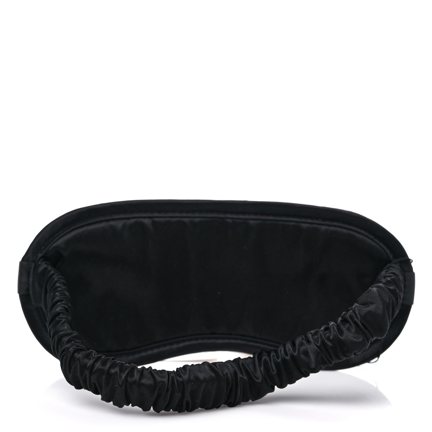 Chanel Nylon Grosgrain Lifestyle Pouch With Sleep Mask Black 11 of 12